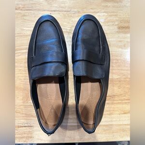 Madewell Black Leather Loafers